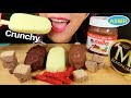ASMR 매그넘 아이스크림 누텔라 리얼사운드 먹방 MAGNUM ICE CREAM NUTELLA Crunchy Eat