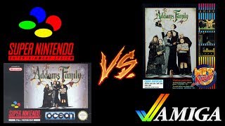 The Addams Family Port Comparison: SNES vs. Amiga