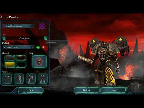 Warhammer 40000  Dawn of War II elite mod chaos  space marine elite skin