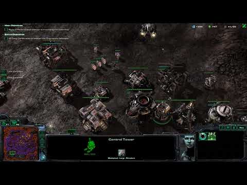 StarCraft Mass Recall 8.0.1 Terran Campaign Mission 8 - To Chain the Beast