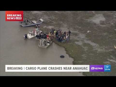 2-23-2019 767 Cargo Plane Crash (KBMT-TV)