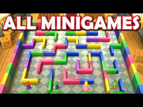 Mario Party 10 - ALL MINIGAMES!! (2 Players)