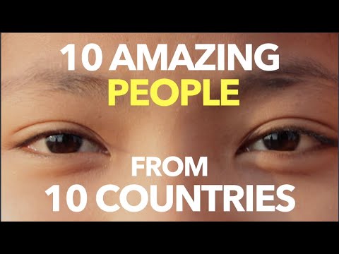 來自10個國家的10位了不起的人 (10 Amazing People from 10 Countries)