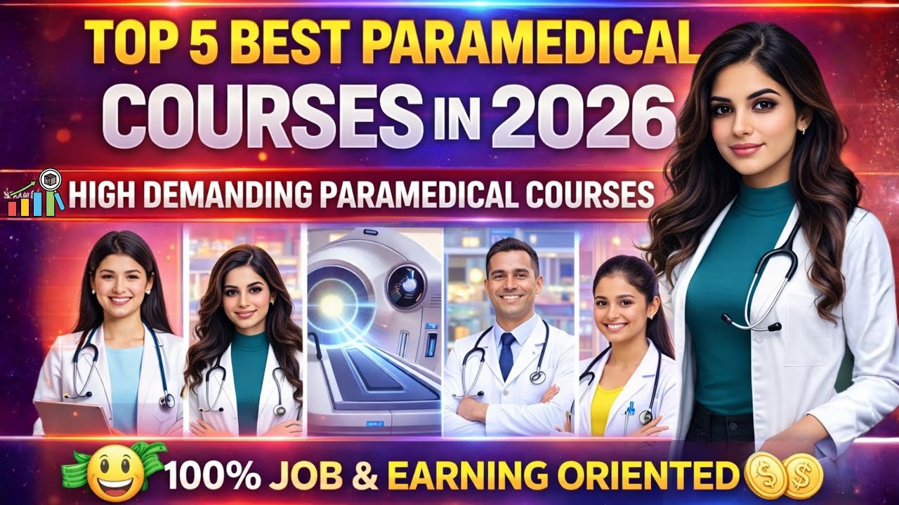 Top 5 Paramedical Courses In 2026 | Best Paramedical Courses With High Salary | Radiology | Lab | OT