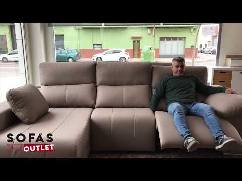Sofá chaise longue relax motorizado SOFIA - SofásOutlet.Info