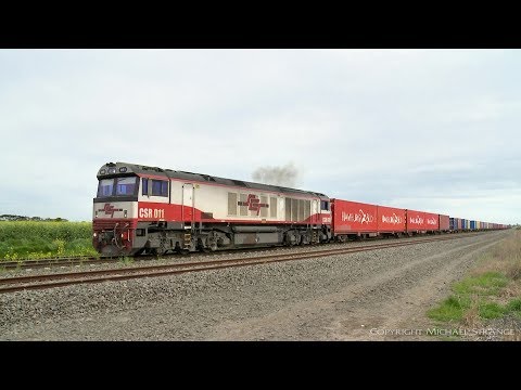 7922V SBR Dooen To Melbourne Containers - PoathTV Australian Trains & Railways