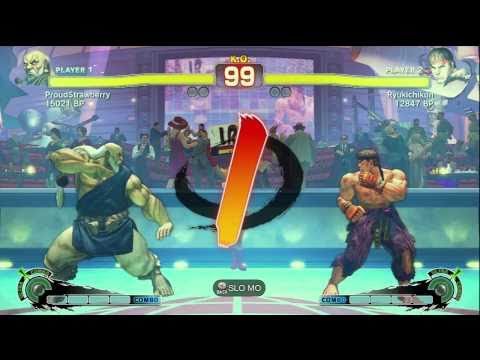Ryukichikun [Ryu] vs ProudStrawberry [Gouken] SSF4 Japanese Online Ranked Matches - TRUE-HD