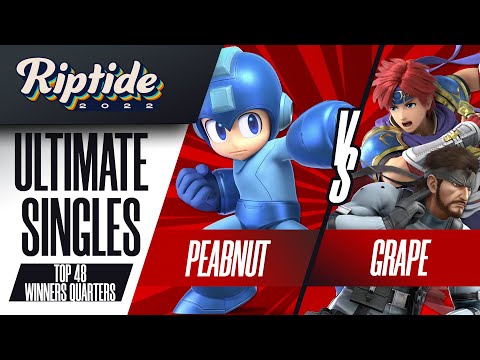 Peabnut vs Grape - Ultimate Singles Top 48: Winners Quarters - Riptide 2022 | Mega Man vs Snake, Roy