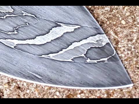 Forging A Super Sharp Damascus Power Core Knife