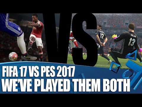 FIFA 17 Vs PES 2017 - We've played them both!