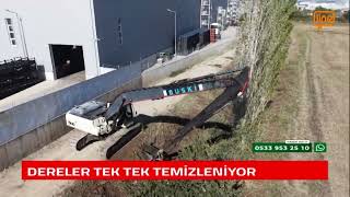 BÜYÜKŞEHİR’DEN DERELERDE KAPSAMLI TEMİZLİK ÇALIŞMASI