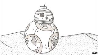鉄拳が描く!『スター・ウォーズ/フォースの覚醒』パラパラ漫画