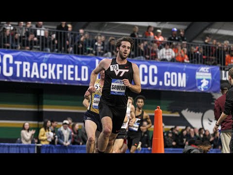 2020 ACC Indoor Men's 5000m, Peter Seufer Virginia Tech