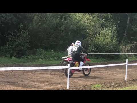 Mike Brown and Crew on the Big Husky Twin Shock Back Straight VMXDN 2019.