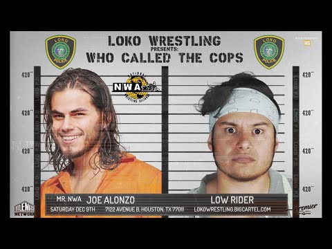 Loko Wrestling Presents Who Called The Cops: Joe Alonzo vs Low Rider