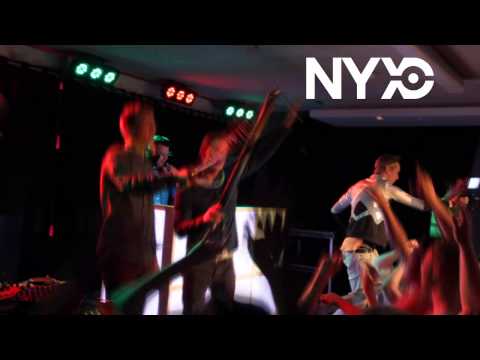 NYXO finishing their set @ Spot Kopavogi