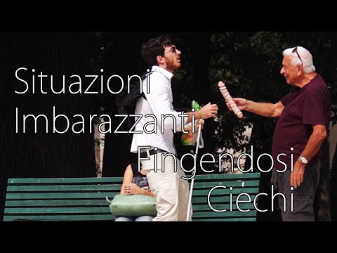Situazioni Imbarazzanti Fingendosi Ciechi - [Esperimento Sociale] - theShow