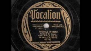 Bob Wills & His Texas Playboys - Trouble In Mind (1936)