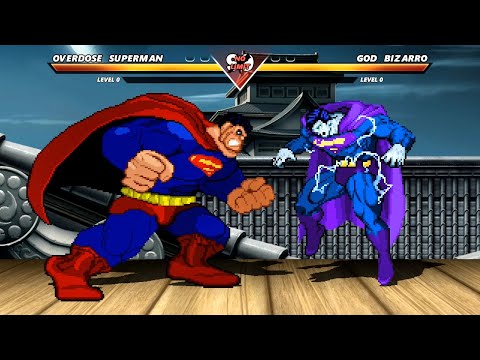 OVERDOSE SUPERMAN vs GOD BIZARRO - Highest Level Awesome Fight!