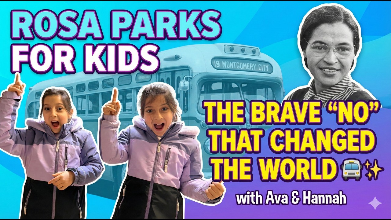 Rosa Parks for Kids | The Brave “No” That Changed the World 🚍✨
