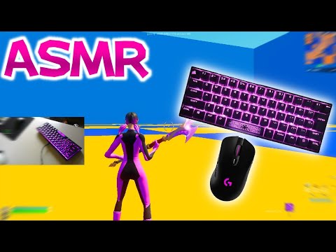 Corsair K65 RGB Mini ASMR Chill 🤩 ASMR Fortnite THE PIT FFA Gameplay 📦