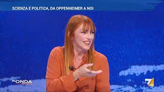 Gabriella Greison ospite di InOnda su LA7 per parlare di Oppenheimer, nucleare, Fukushima e tanto altro