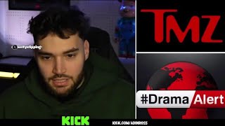 TMZ leaks Adin Ross Sister Death 😳