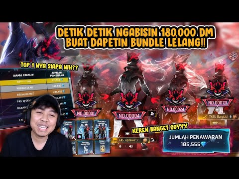 DETIK2 WAR BUNDLE LELANG LEGENDARY NO 0001?! ABISIN RATUSAN RIBU DIAMOND!!