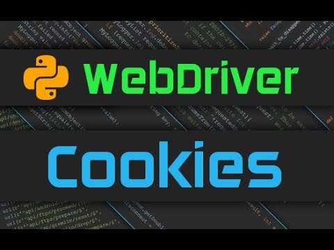 Selenium Webdriver Cookies With Python Webdriver
