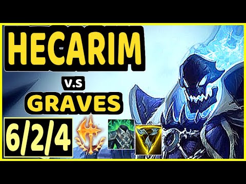 KREOX (HECARIM) vs GRAVES - 6/2/4 KDA JUNGLE GAMEPLAY - EUW Ranked GRANDMASTER