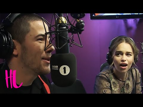 Nick Jonas Reveals Awkward Crush To Emilia Clarke - VIDEO