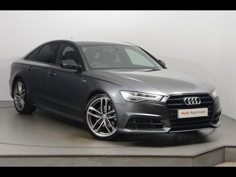 GL67DDO AUDI A6 TDI ULTRA S LINE BLACK EDITION GREY 2017, Nottingham Audi