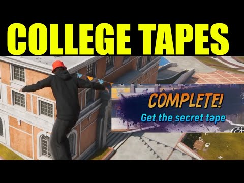 Tony hawk pro Skater 4 - How to "Get the Secret Tape College" (Location)