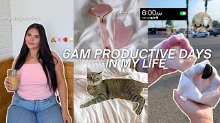 6AM DAYS IN MY LIFE! Productive Morning Routine, Cooking, Skincare & Healthy Habits