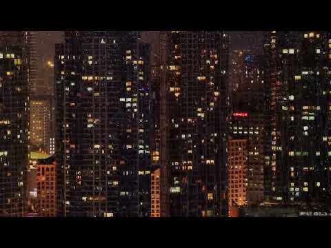 The Sound of Rain for Sleep😴 - New York City Showers At Night  ultimate stress relief On A Soft Bed