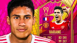 THE BEST CB IN THE GAME... 🥇 99 Futties Varane Player Review - FIFA 22 Ultimate Team
