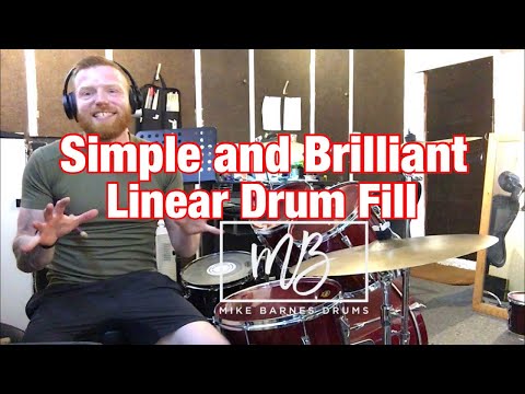 Simple and Brilliant Linear Drum Fill!