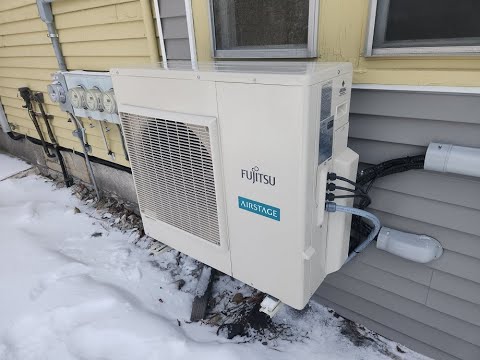 Fujitsu Ductless Mini Split Install On Small Commercial Property