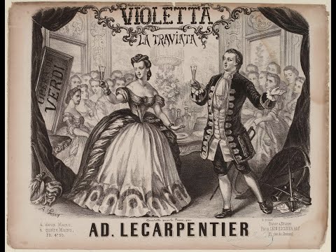 Verdi:  La Traviata -  Dell'invito... Libiamo ne' liei calici  -  Maria Callas, Francesco Albanese
