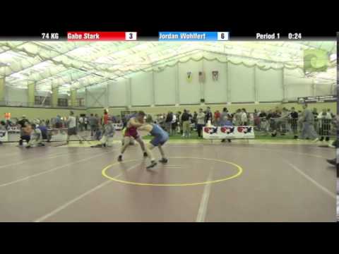 Men`s Freestyle 74 KG Gabe Stark vs. Jordan Wohlfert