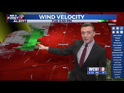3/24/20 WCBI Tishomingo County, MS Tornado Coverage