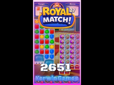 Royal Match Level 2651 - No Boosters Gameplay