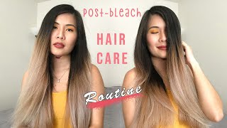Post-bleach Hair Maintenance | My Hair Care Routine