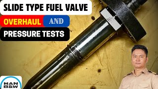 [MAN-B&W] SLIDE TYPE FUEL INJECTOR | Overhauling and Pressure Tests | Technical Vlog : 102