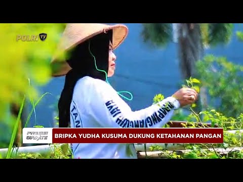 PRESISI UPDATE: BRIPKA YUDHA KUSUMA DORONG KETAHANAN PANGAN DI KAMPUNG TANGGUH 08/06/2025 13.00