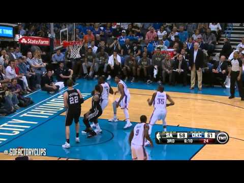 2014.04.03 - Kevin Durant Full Highlights vs Spurs - 28 Pts, 7 Reb