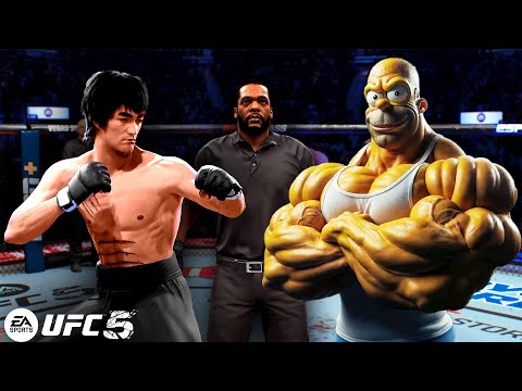 UFC 5 | Bruce Lee vs. Huge Gomer Simpson (EA Sports UFC 5)