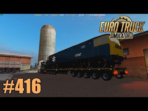 Euro Truck Simulator 2 | #416 | 70 tons on 14 axles! [FullHD|German|Mods]