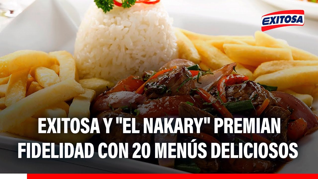 🔴🔵 Exitosa y "El Nakary" premian fidelidad con 20 menús deliciosos
