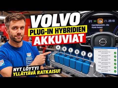 Volvo Plug-in akkuviat ratkesi?!